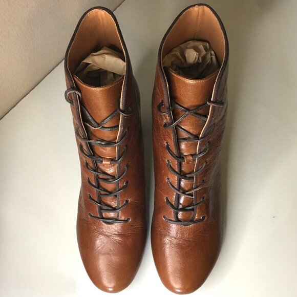 𝐓𝐨𝐫𝐲 𝐁𝐮𝐫𝐜𝐡 "Vienna" Lace-Up Ankle Boots ⊹  Size 9 - Picture 6 of 13